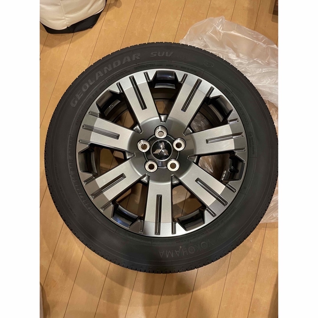 デリカD5 JASPER ジャスパー 純正18インチタイヤホイール4本セット-