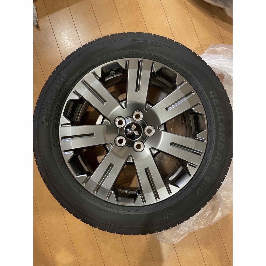 デリカD5 JASPER ジャスパー 純正18インチタイヤホイール4本セット-