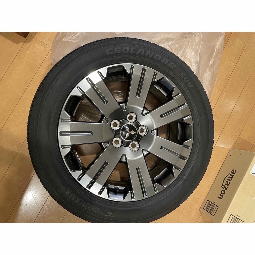 デリカD5 JASPER ジャスパー 純正18インチタイヤホイール4本セット-