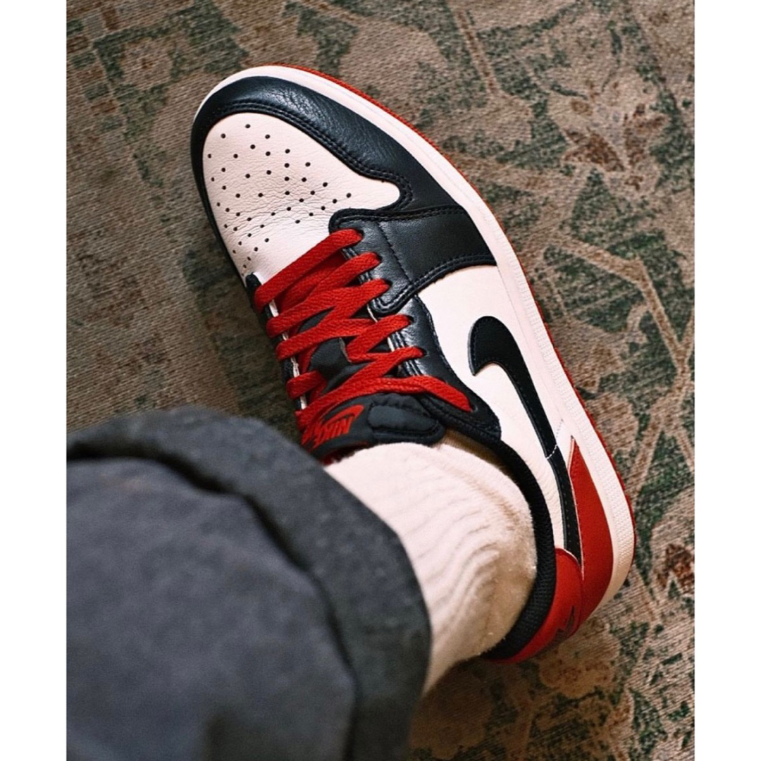 29cm Jordan 1 Retro Low OG "Black Toe" 2