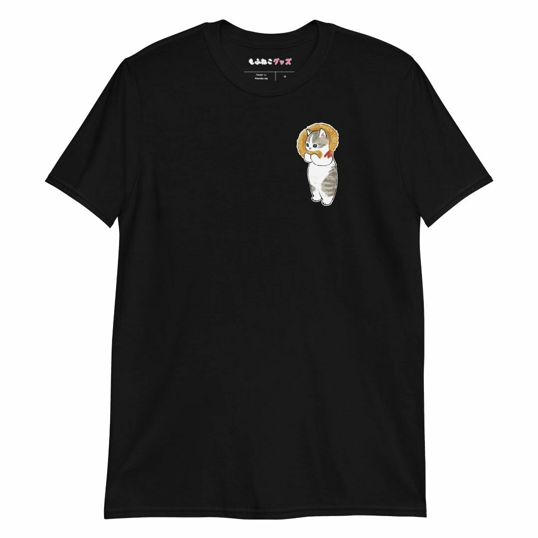 もふねこグッズ mofusand 半袖Tシャツ えびマフラーにゃん Sサイズ,