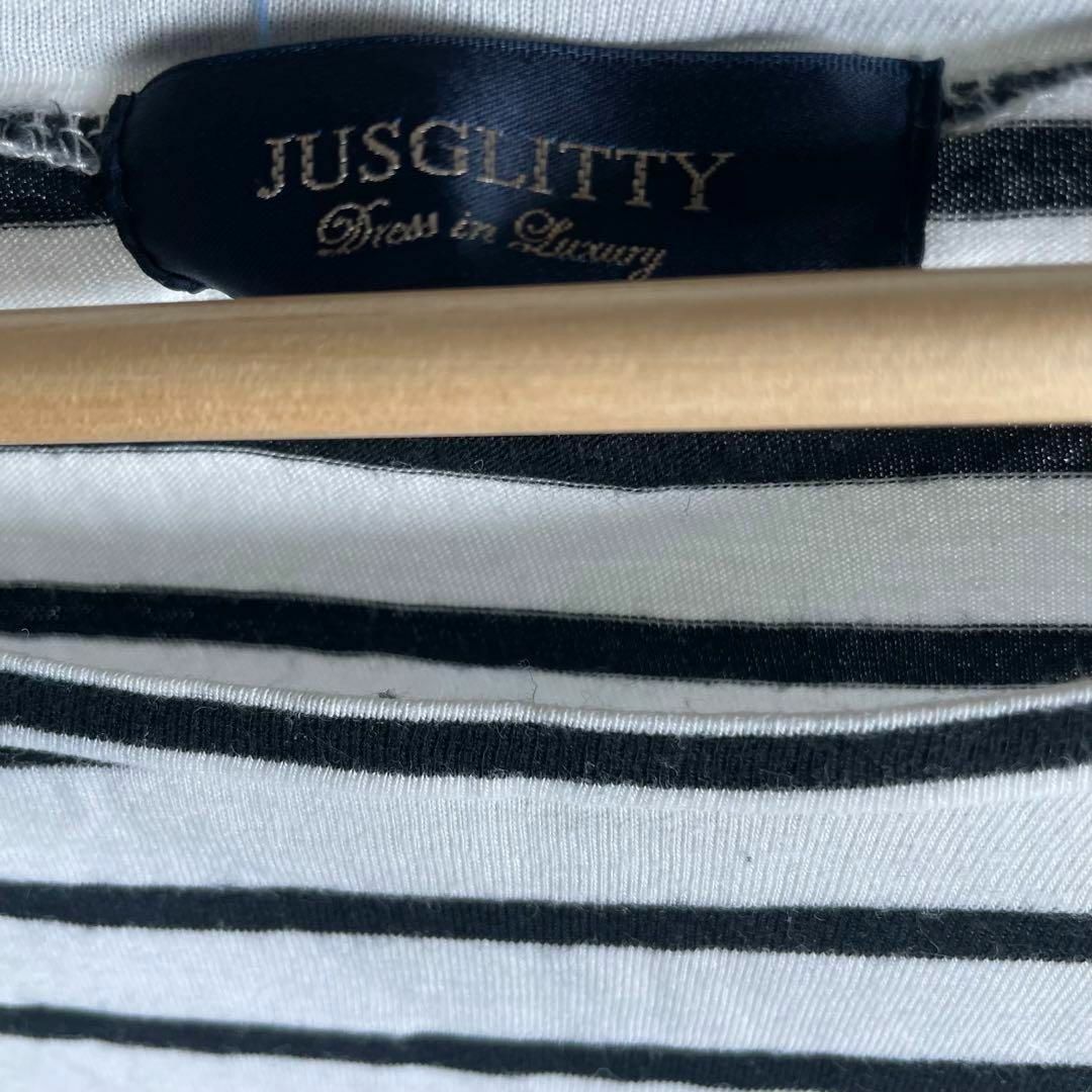 JUSGLITTY(ジャスグリッティー)のJUSGLITTY デザイントップス レディースのトップス(Tシャツ(半袖/袖なし))の商品写真