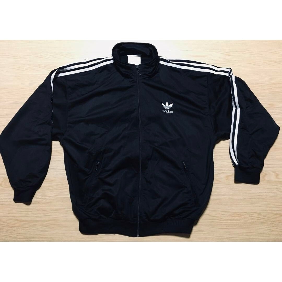 入手困難 80's adidas ヴィンテージ トラックジャケット Black