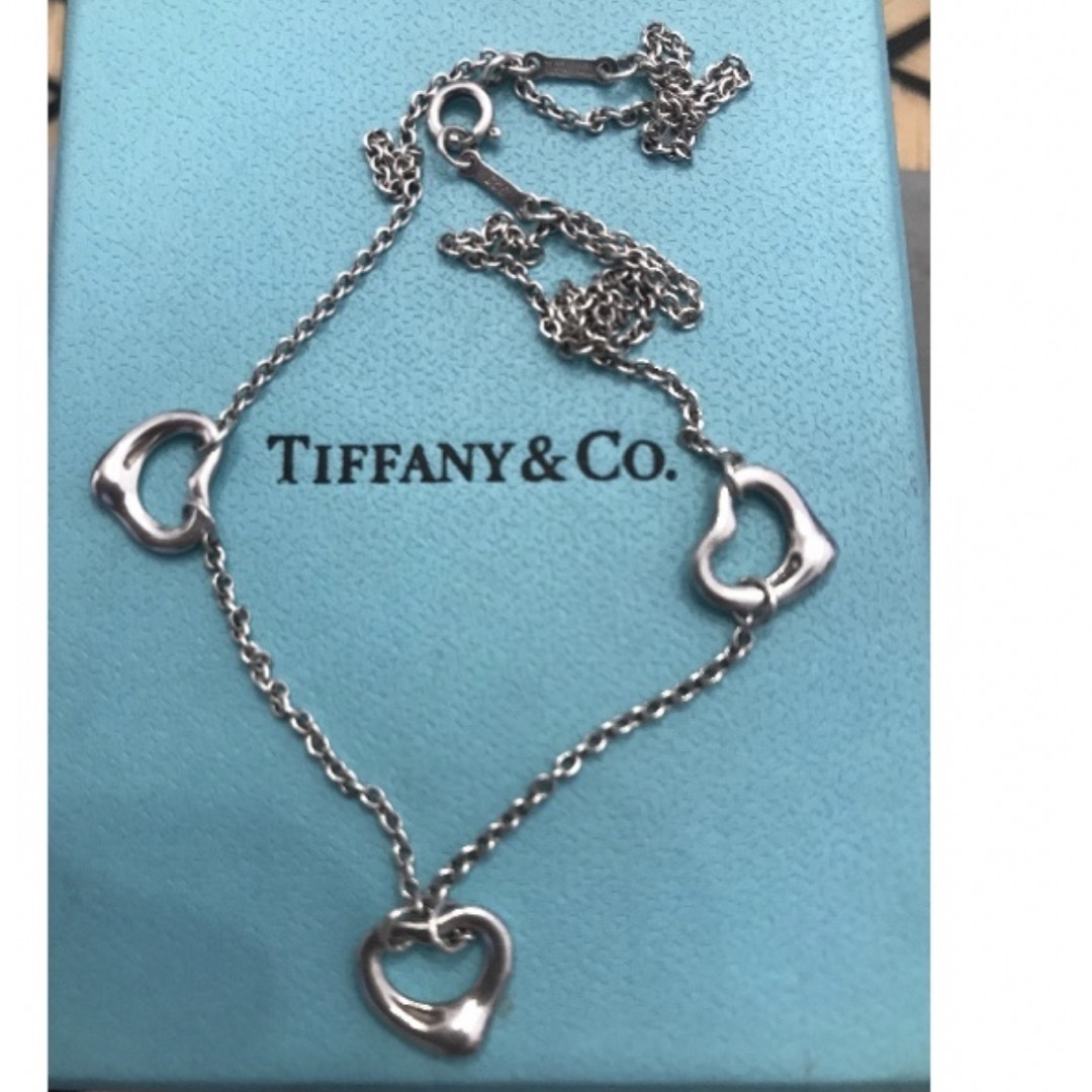 Tiffany & Co.(ティファニー)のティファニー　オープンハート　ネックレス レディースのアクセサリー(ネックレス)の商品写真