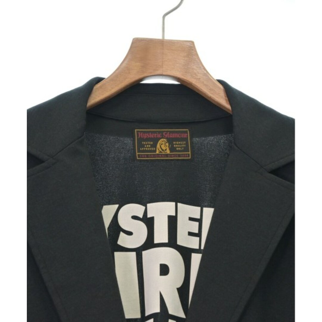 HYSTERIC GLAMOUR ヒステリックグラマー チェスターコート F 黒