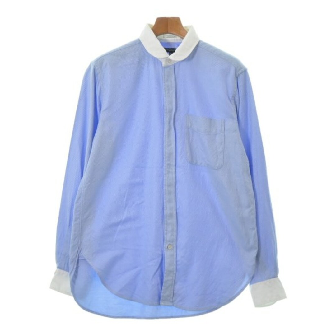 Engineered Garments(エンジニアードガーメンツ)のEngineered Garments カジュアルシャツ S 水色x白(総柄) 【古着】【中古】 メンズのトップス(シャツ)の商品写真