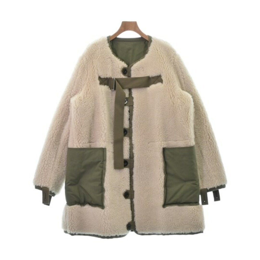 sacai(サカイ)のsacai サカイ コート（その他） 2(M位) ベージュ 【古着】【中古】 メンズのジャケット/アウター(その他)の商品写真