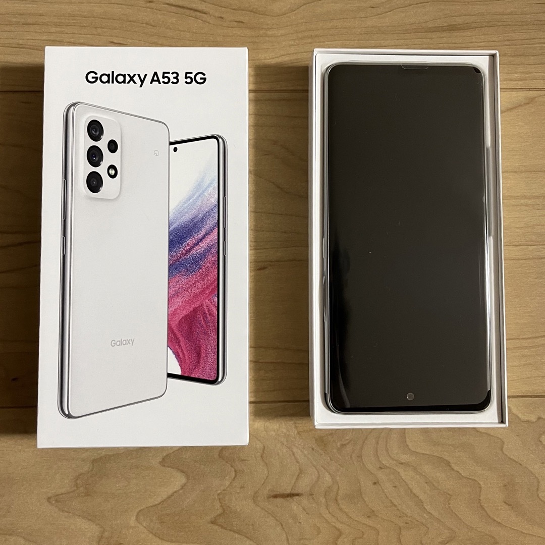 Galaxy A53 5G 新品未使用品 白A53