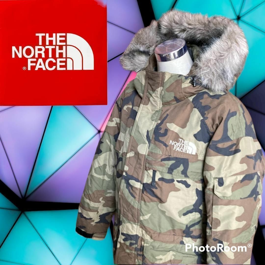 殿堂 THE NORTH FACE ノースフェイス マクマードパーカ 迷彩カモフラ M