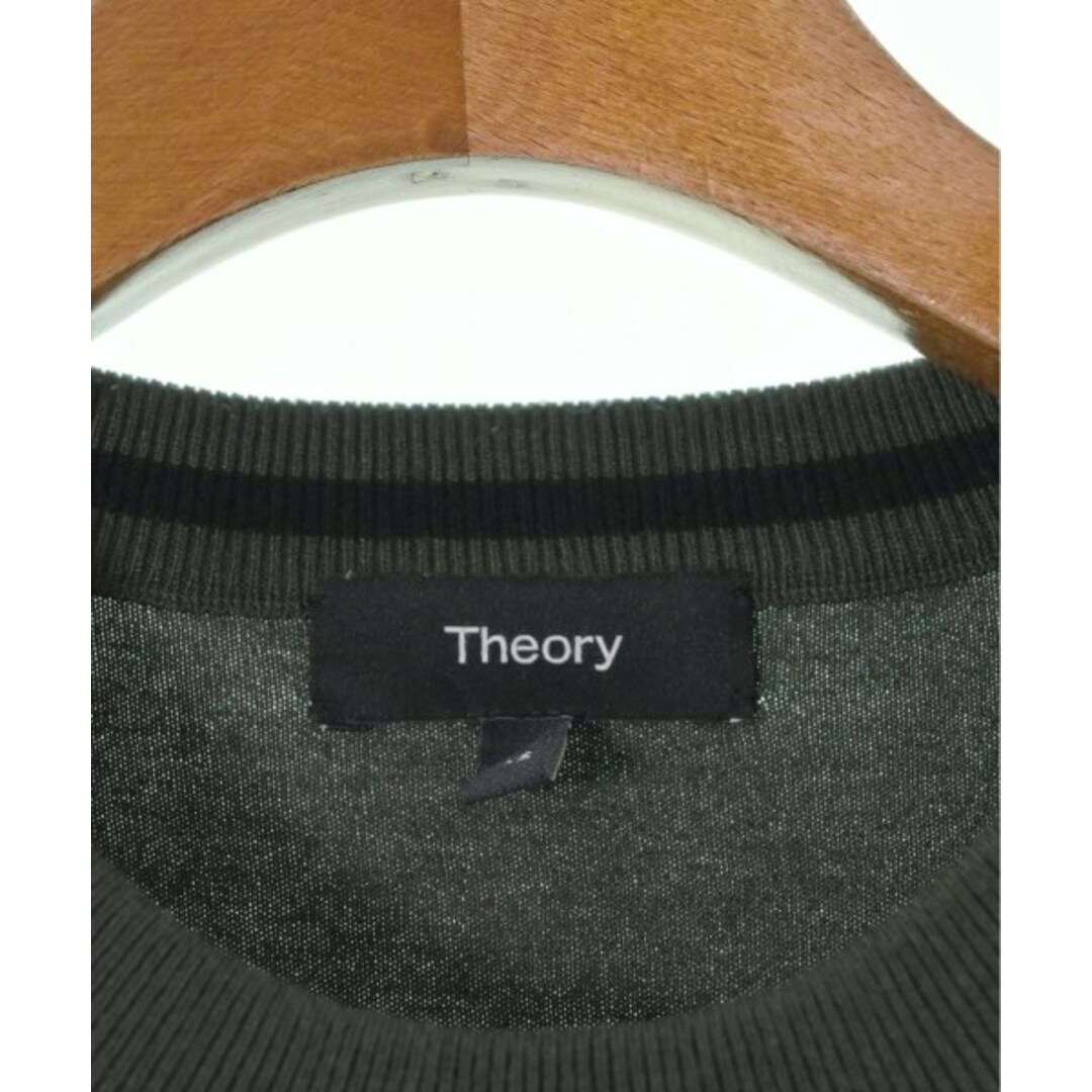 theory(セオリー)のTheory セオリー ニット・セーター XS 緑 【古着】【中古】 メンズのトップス(ニット/セーター)の商品写真