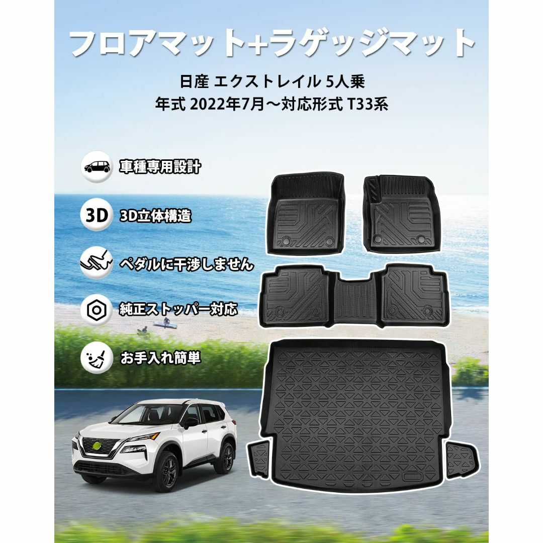 Jiooy ニッサン 新型エクストレイル T33系 5人乗用 e-power フ