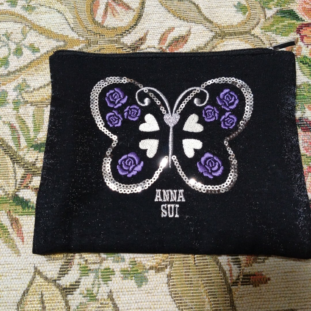 ANNA SUI(アナスイ)のアナスイ　エコバッグ　和花柄　ポーチ付 レディースのバッグ(トートバッグ)の商品写真