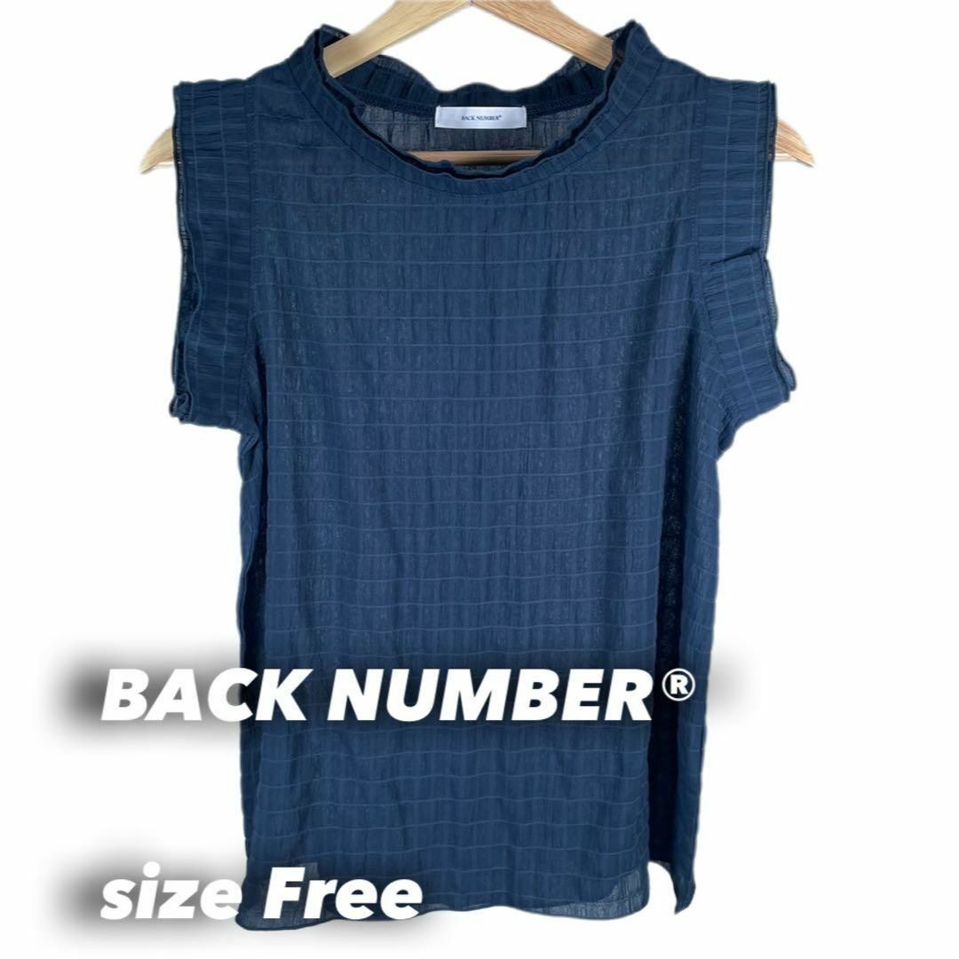 BACK NUMBER(バックナンバー)のBACK NUMBER デザイントップス レディースのトップス(Tシャツ(半袖/袖なし))の商品写真