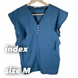 インデックス(INDEX)のINDEX デザイントップス(シャツ/ブラウス(半袖/袖なし))