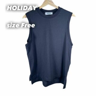 ホリデイ(holiday)のHOLIDAY ノースリーブシャツ(Tシャツ(半袖/袖なし))