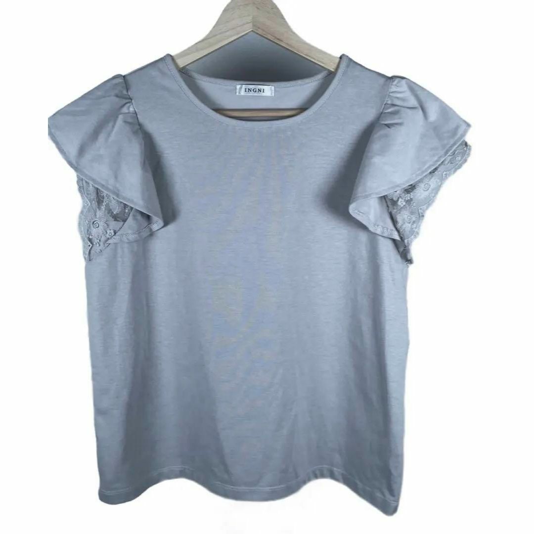 INGNI(イング)のINGNI イング フリルトップス レディースのトップス(Tシャツ(半袖/袖なし))の商品写真