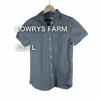 ローリーズファーム(LOWRYS FARM)のLOWRYSFARM チェックシャツ(Tシャツ(半袖/袖なし))