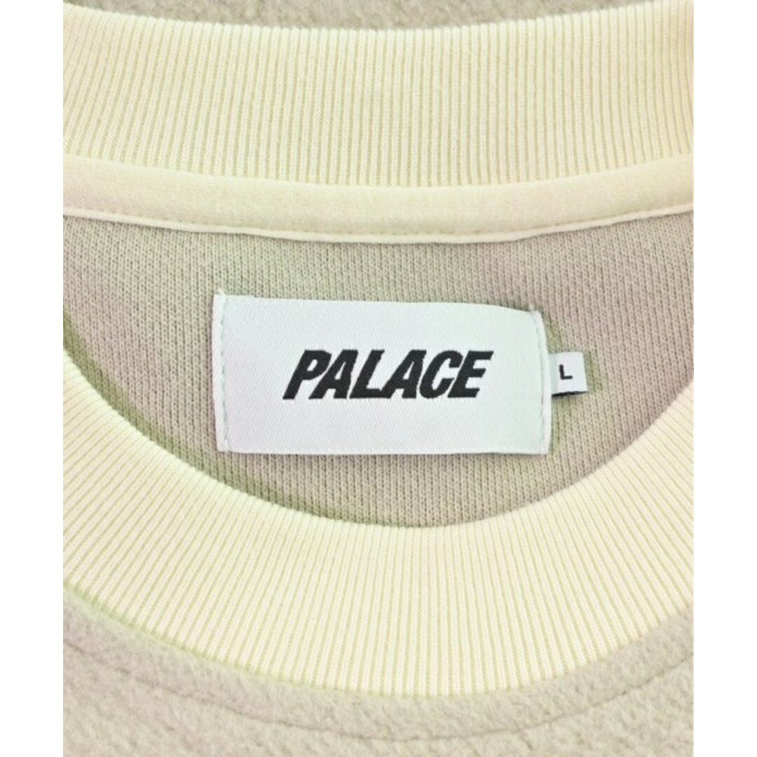 PALACE パレス スウェット L ベージュxアイボリーxグレー 【古着】【中古】