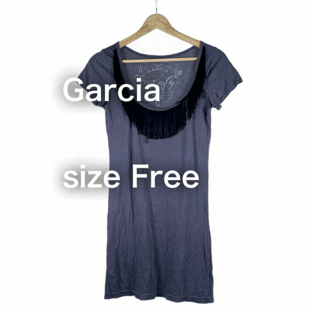 galcia(ガルシア)のGarcia レース付きＴシャツ レディースのトップス(Tシャツ(半袖/袖なし))の商品写真