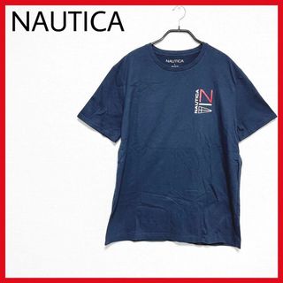 ノーティカ(NAUTICA)の新品　NAUTICA　デザインTシャツ　半袖　濃紺　プリント　ジェンダーレス　◎(Tシャツ/カットソー(半袖/袖なし))