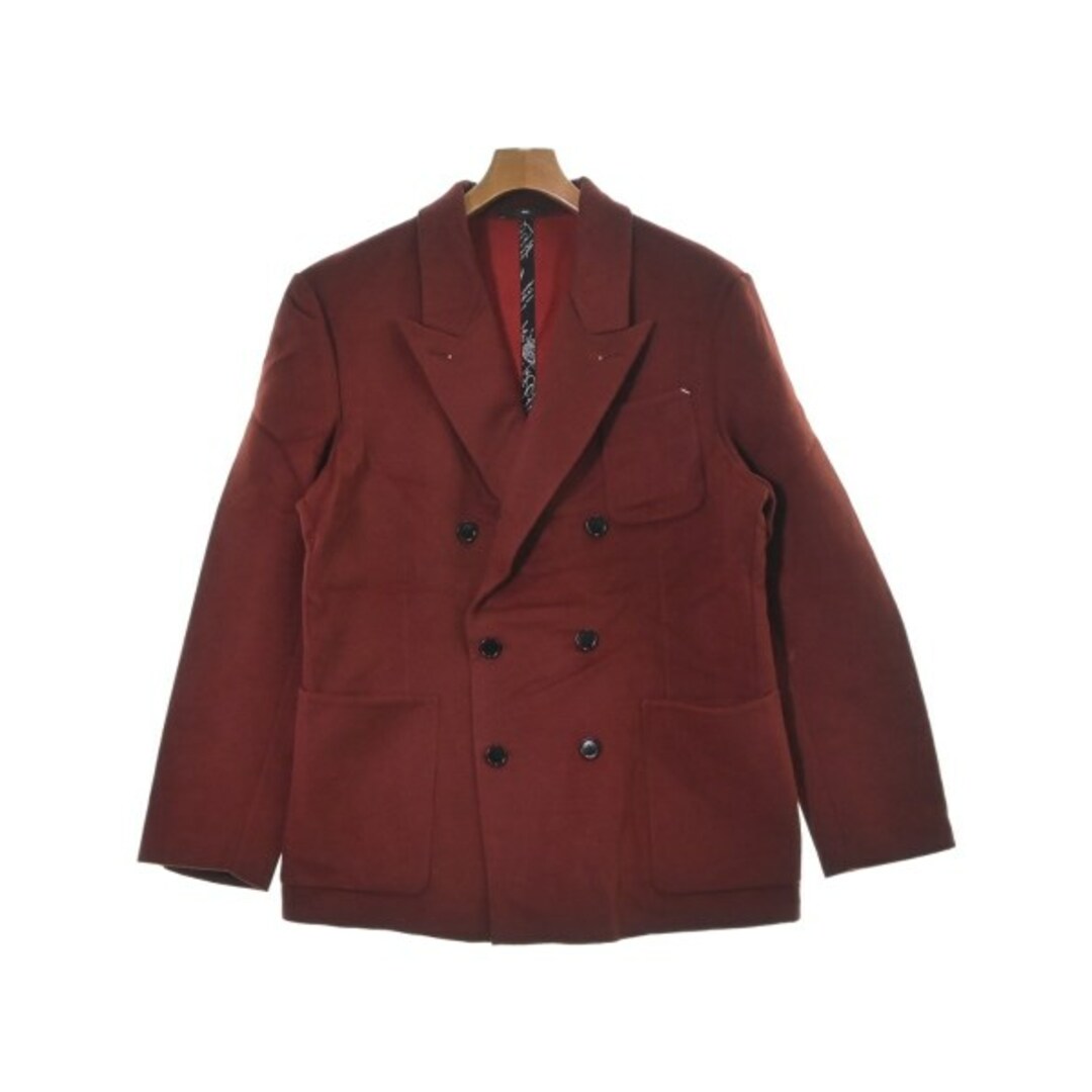 Berluti(ベルルッティ)のBerluti ベルルッティ カジュアルジャケット 50(XL位) エンジ 【古着】【中古】 メンズのジャケット/アウター(テーラードジャケット)の商品写真