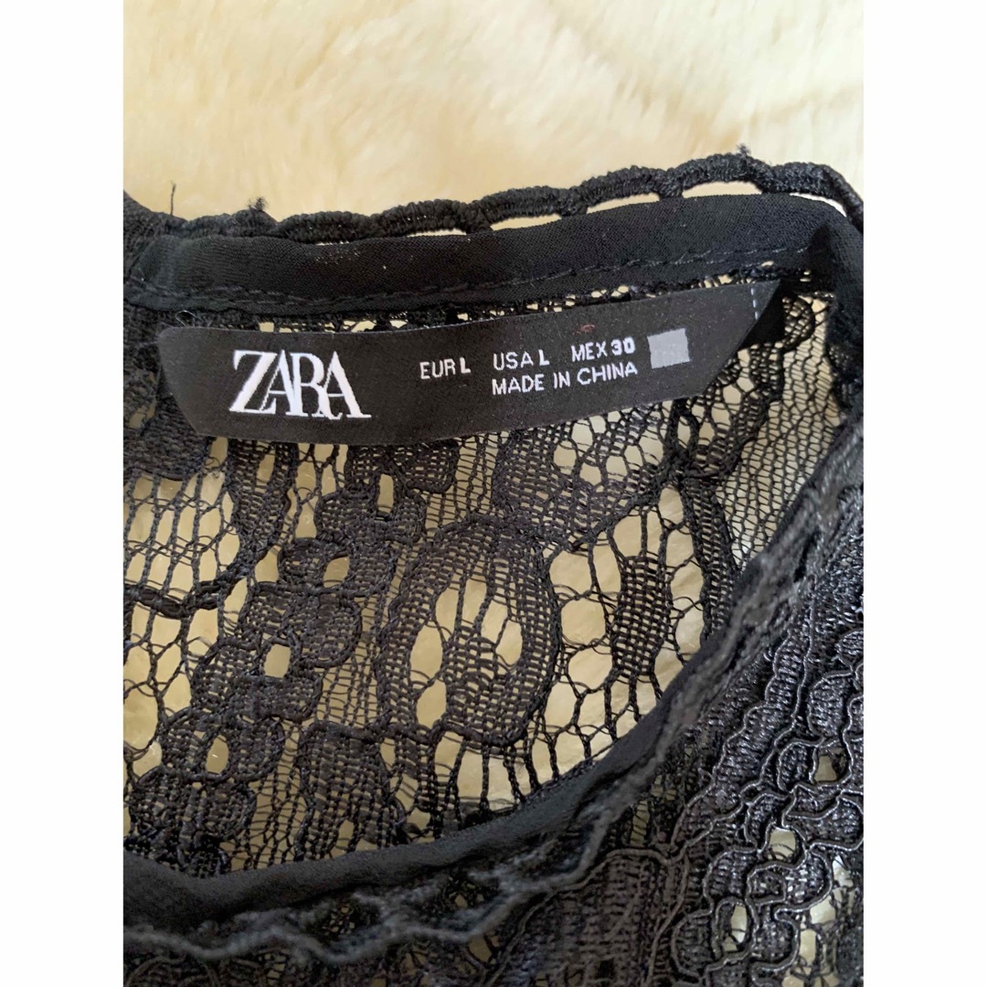 ZARA(ザラ)のZARA  ザラ　レーストップ レディースのトップス(カットソー(半袖/袖なし))の商品写真