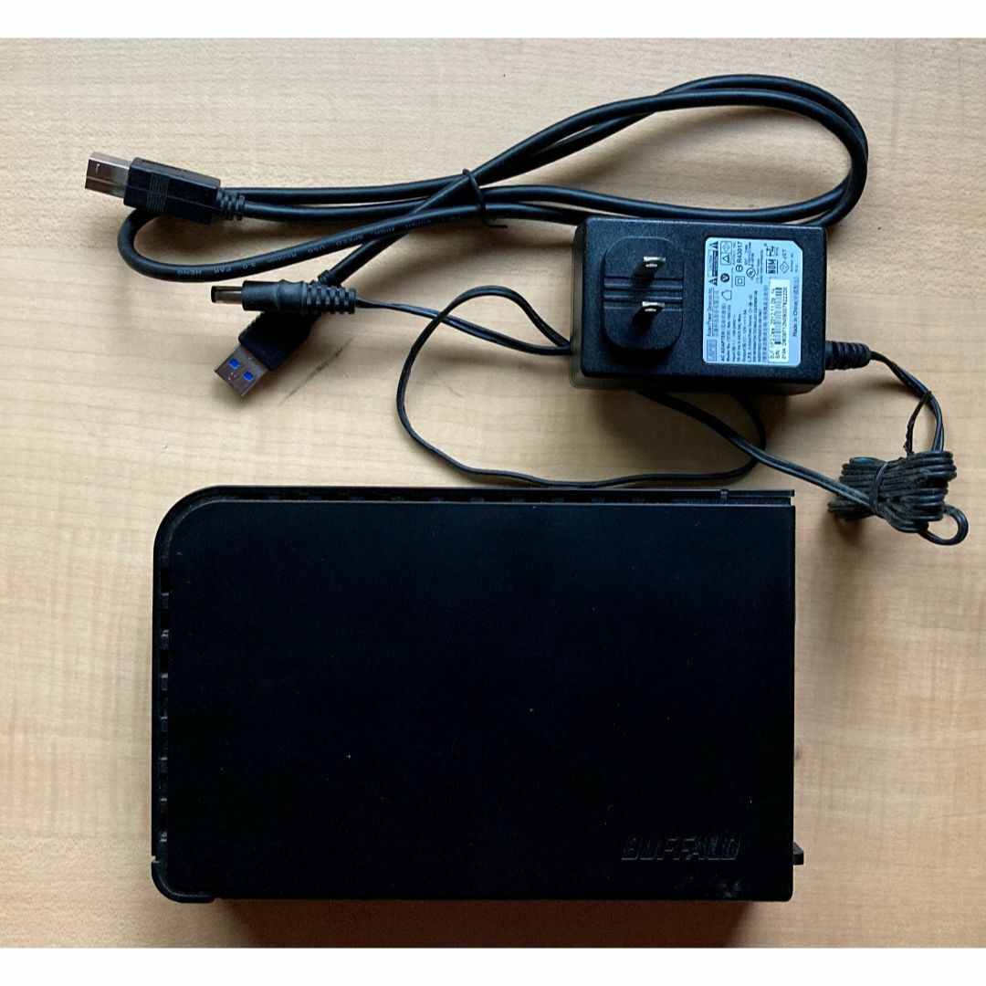 Buffalo(バッファロー)の送料無料 外付HDD 2テラ USB3.0 通電確認済み スマホ/家電/カメラのPC/タブレット(PC周辺機器)の商品写真