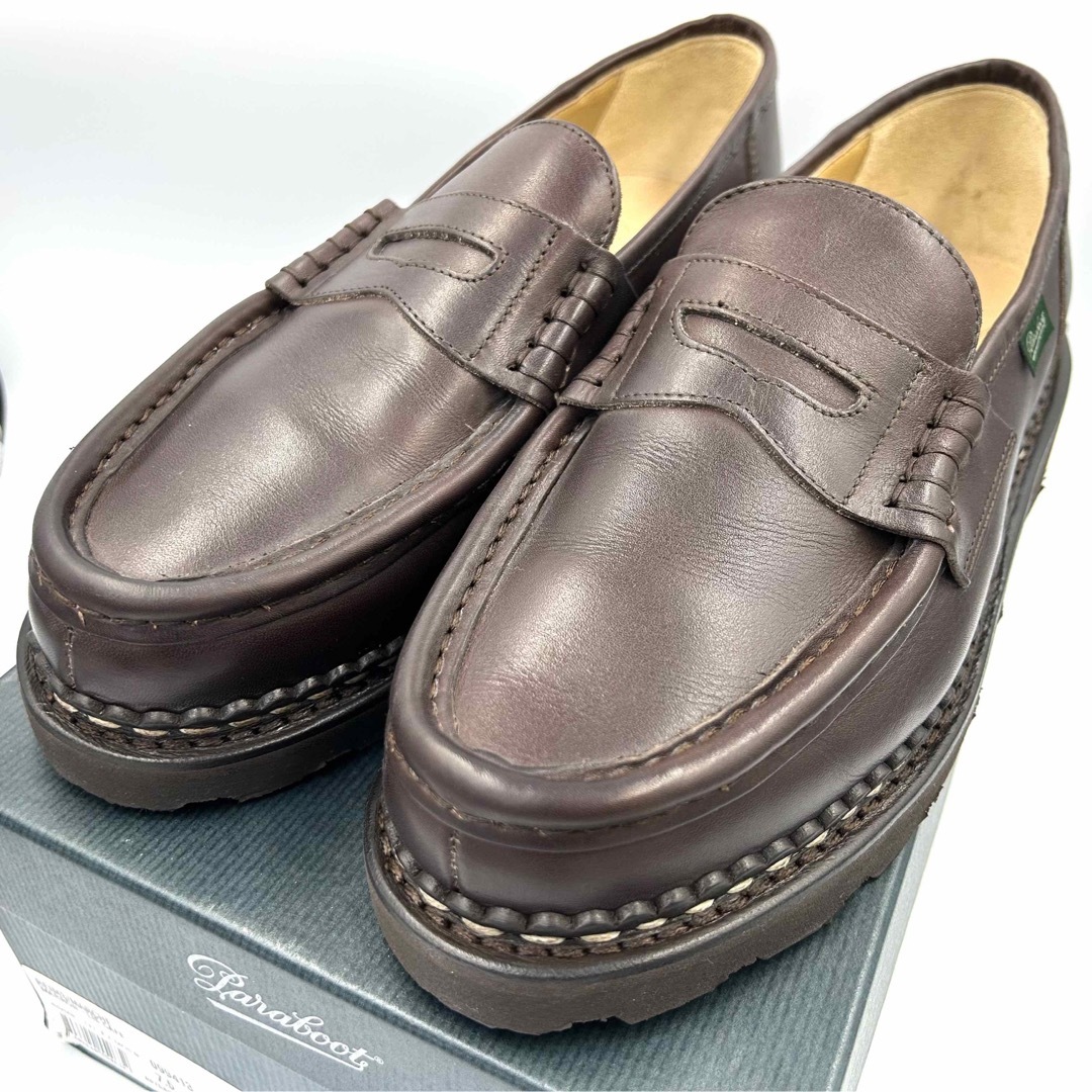 Paraboot(パラブーツ)の【定番】パラブーツ　REIMSランスUK7.5　カフェ メンズの靴/シューズ(ドレス/ビジネス)の商品写真