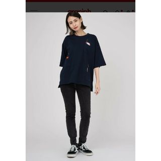 グラニフ(Graniph)のグラニフ ウォーターフレンズビッグシルエット5分袖Tシャツ(Tシャツ(半袖/袖なし))