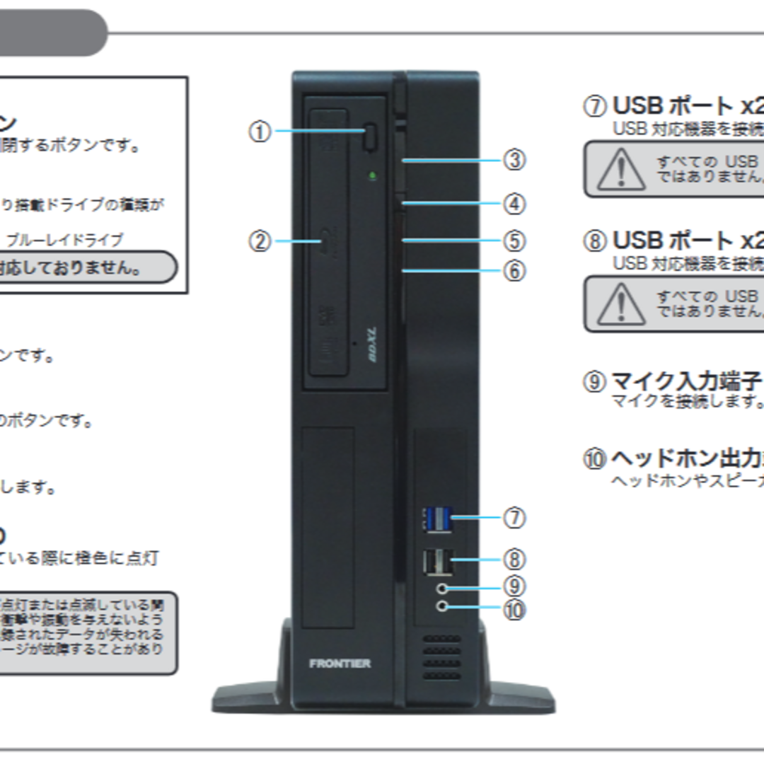 FRONTIER(フロンティア)のWin11Core i5 メモリ16GB  スマホ/家電/カメラのPC/タブレット(デスクトップ型PC)の商品写真