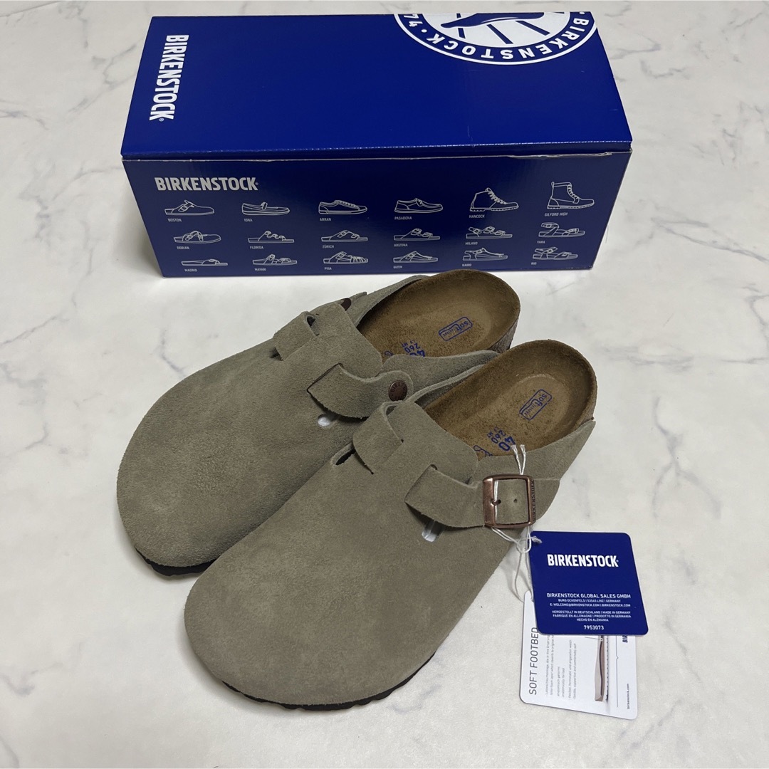 BIRKENSTOCK(ビルケンシュトック)のBIRKENSTOCK ビルケンシュトック Boston/ボストン ベージュ メンズの靴/シューズ(サンダル)の商品写真