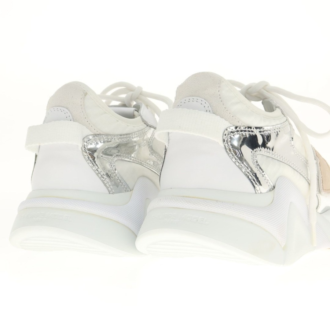 PHILIPPE MODEL(フィリップモデル)の【新品アウトレット】フィリップモデル PHILIPPE MODEL EZE WC5 スニーカー ホワイトxシルバー【サイズ43】【メンズ】 メンズの靴/シューズ(スニーカー)の商品写真