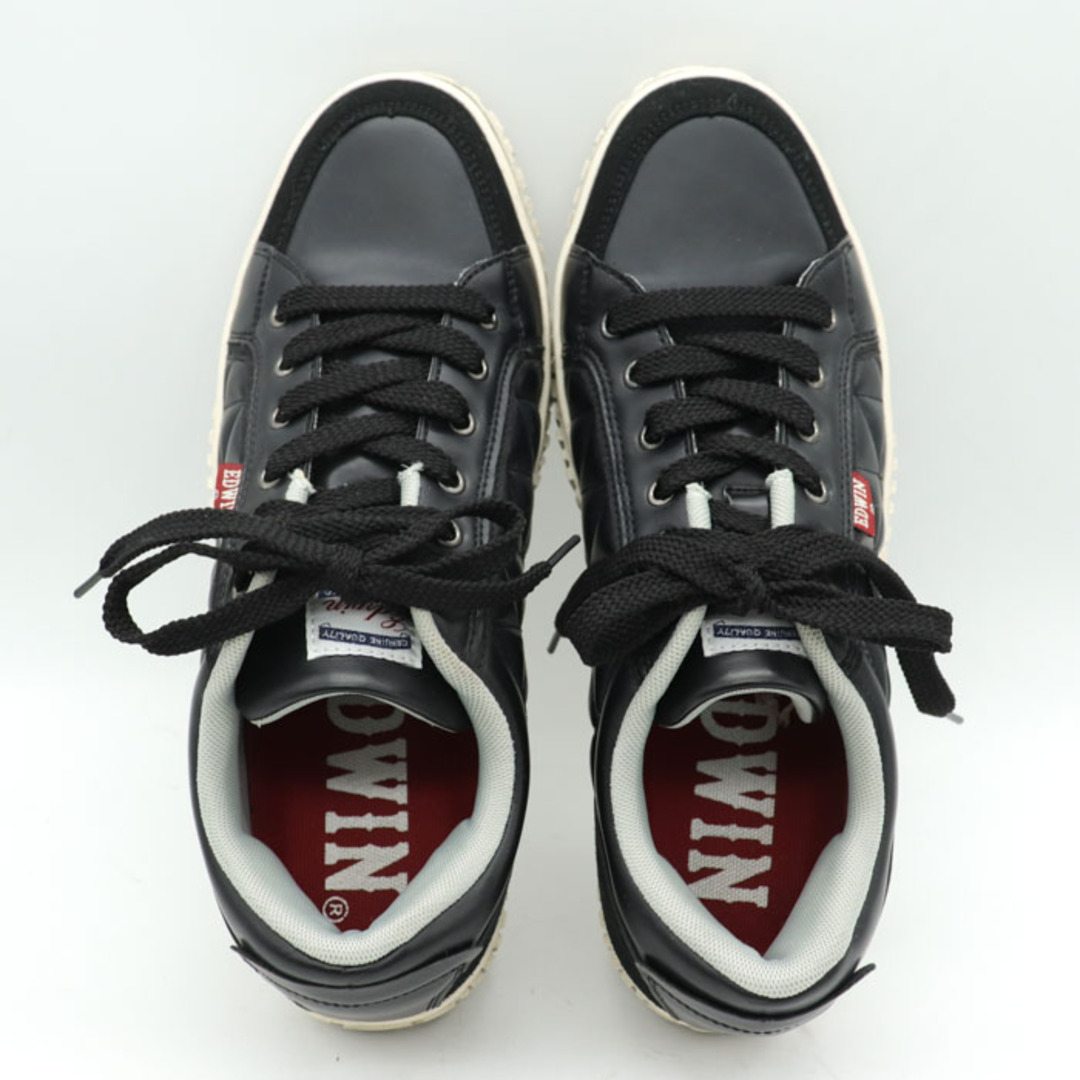 EDWIN(エドウィン)のエドウィン ローカットスニーカー カジュアルシューズ ブランド 靴 黒 メンズ 26.5cmサイズ ブラック EDWIN メンズの靴/シューズ(スニーカー)の商品写真