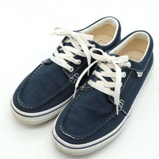 ヴァンズ(VANS)のバンズ ローカットスニーカー V106MOC モック シューズ 靴 カジュアル レディース メンズ 24.5cmサイズ ネイビー VANS(スニーカー)