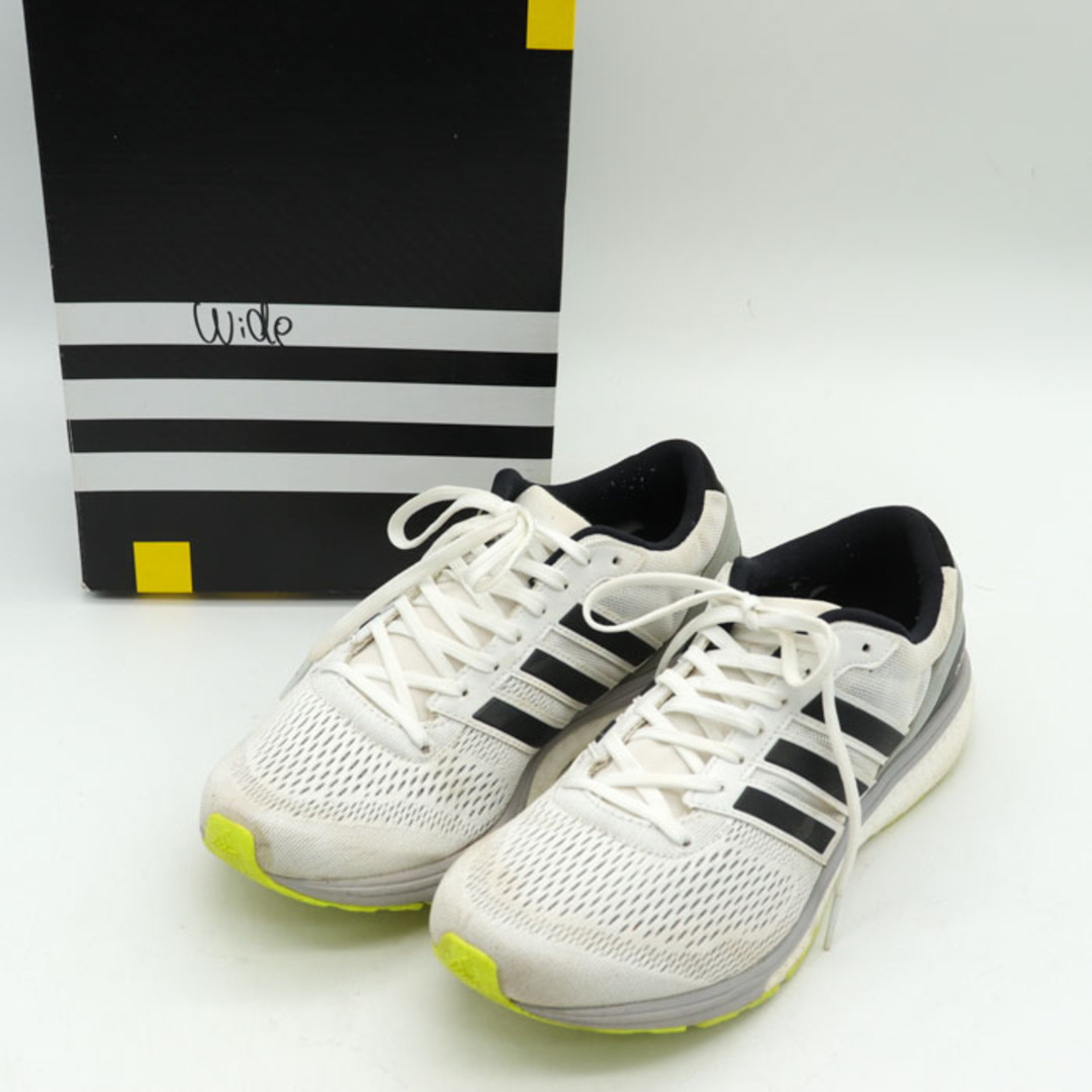 アディダス ランニングシューズ adiZERO booston BOOST 2 BA8146 スニーカー 運動靴 レディース 24.5cmサイズ グレー adidas