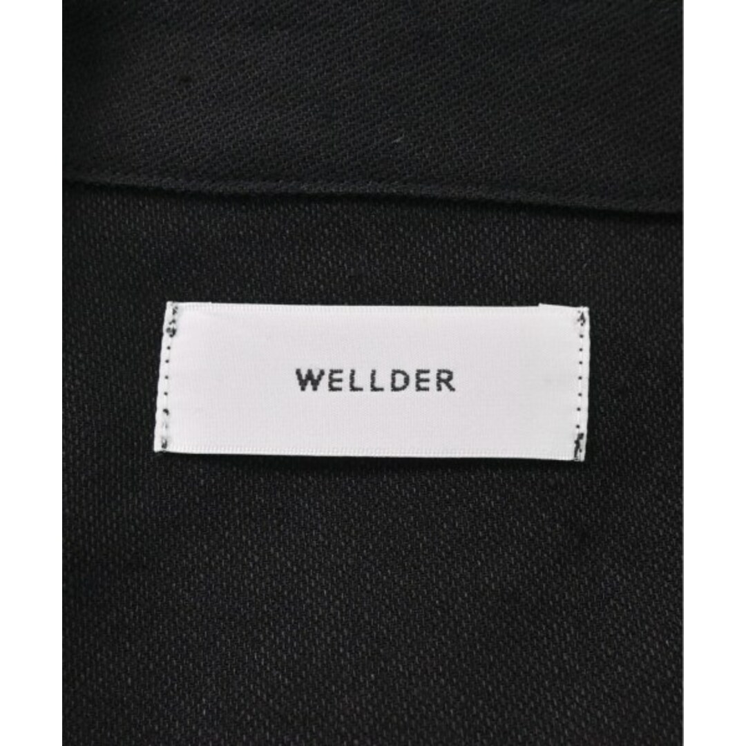 WELLDER ウェルダー ステンカラーコート 4(M位) 黒 【古着】【中古】の