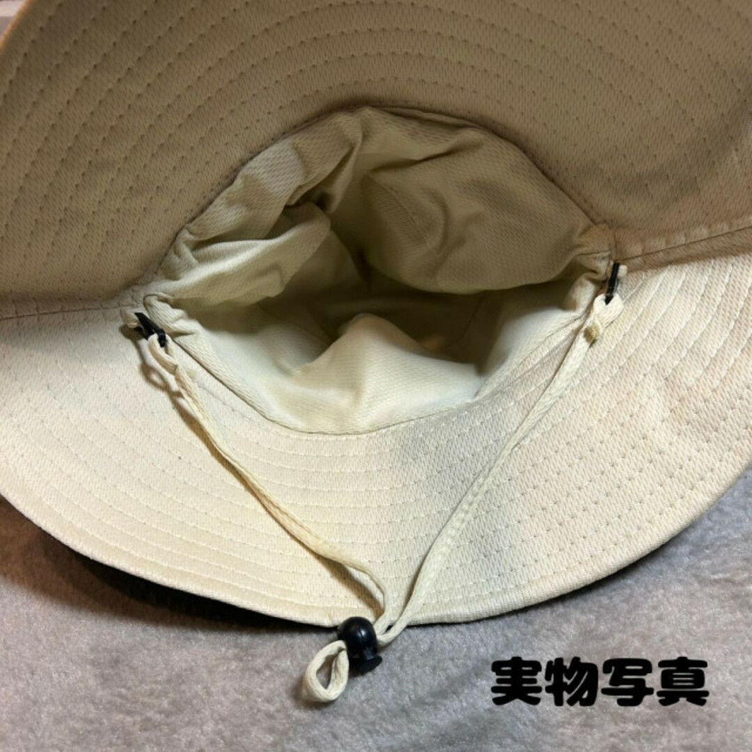 リバーシブル  黒ベージュ 帽子　ハット　紫外線対策　UVカット　日除け　韓国