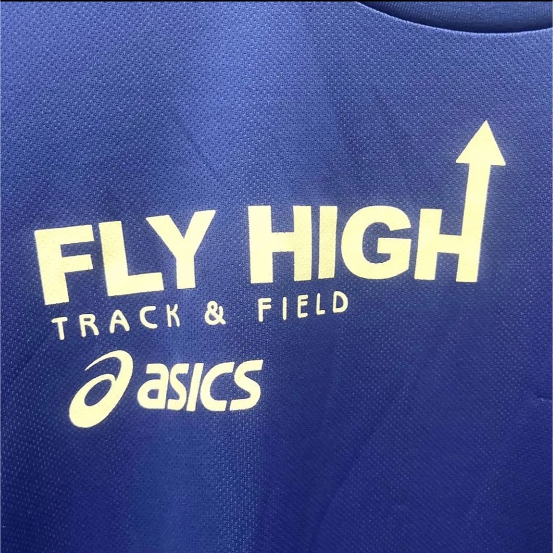 asics(アシックス)の【688】asics 跳躍競技　バックデザイン　半袖Tシャツ　S スポーツ/アウトドアのスポーツ/アウトドア その他(陸上競技)の商品写真