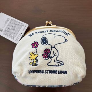 スヌーピー(SNOOPY)のスヌーピー　がま口ポーチ　USJ(ポーチ)