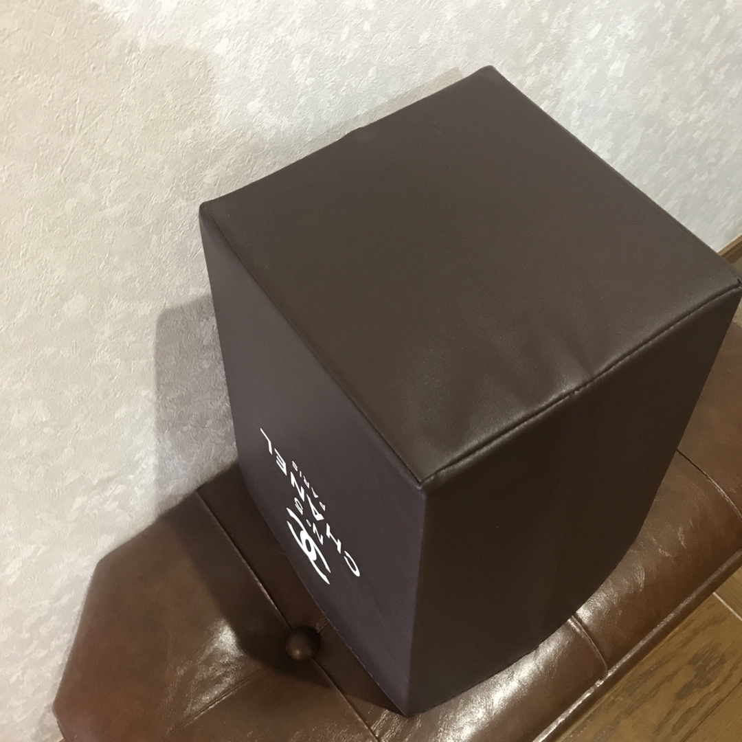 ダストBOX  ダークブラウンレザー調 インテリア/住まい/日用品のインテリア小物(ごみ箱)の商品写真