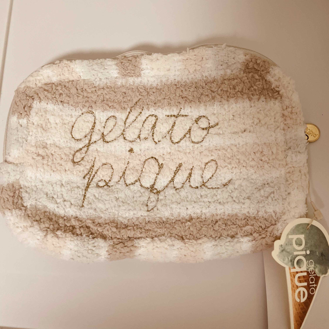 gelato pique(ジェラートピケ)の新品未使用タグ付♡ジェラートピケ♡ポーチ レディースのファッション小物(ポーチ)の商品写真