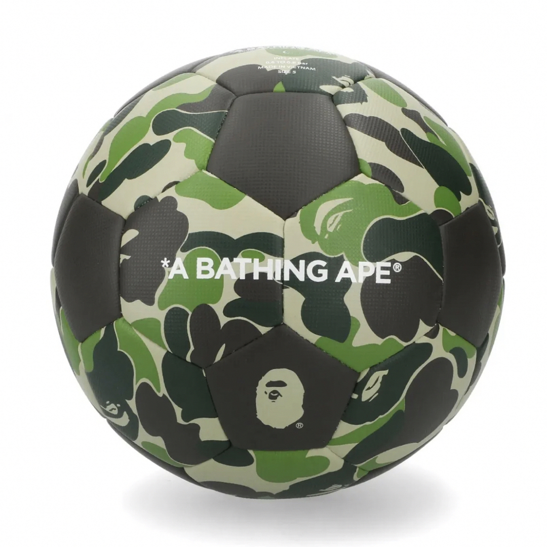 A BATHING APE ABC CAMO SOCCER BALL Mサッカー