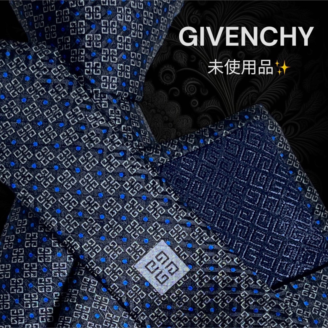 ✨️未使用品✨️ GIVENCHY イタリア製 4Gロゴ総柄 ブラック系