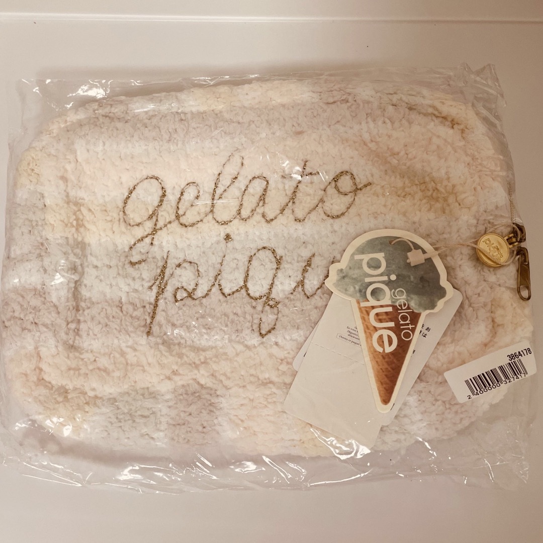 gelato pique(ジェラートピケ)の新品未使用タグ付♡ジェラートピケ♡ポーチ♡ レディースのファッション小物(ポーチ)の商品写真