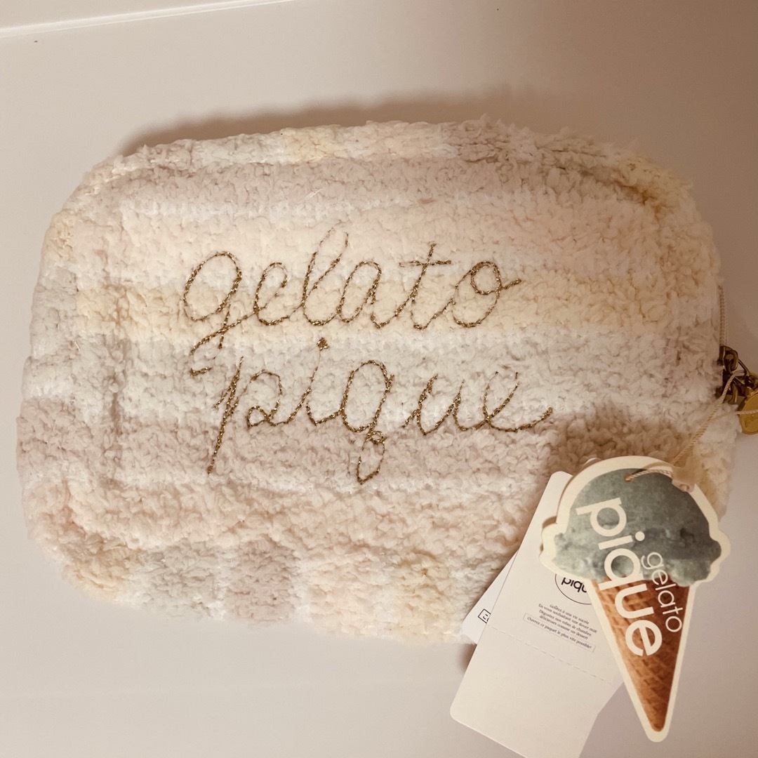 gelato pique(ジェラートピケ)の新品未使用タグ付♡ジェラートピケ♡ポーチ♡ レディースのファッション小物(ポーチ)の商品写真