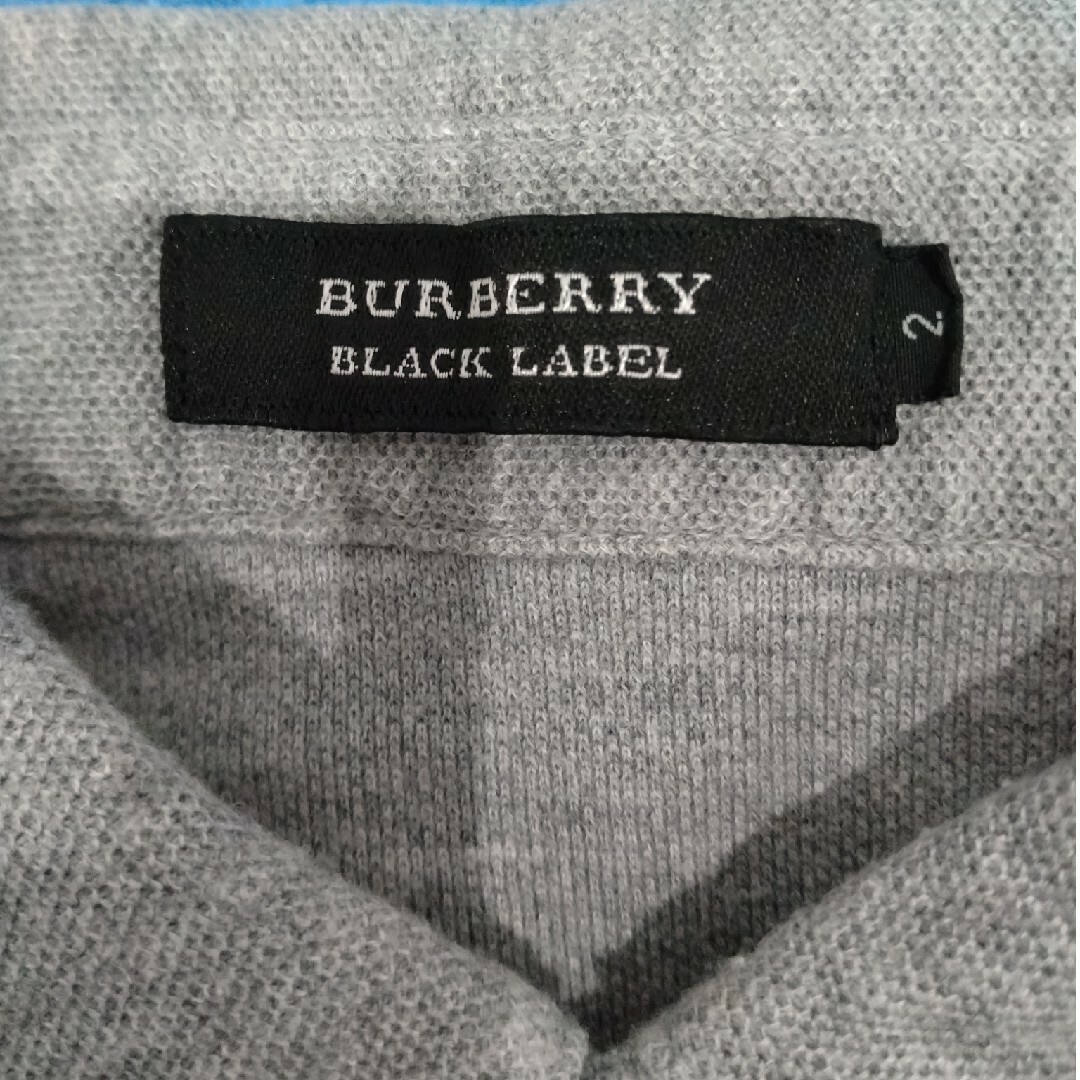 BURBERRY BLACK LABEL(バーバリーブラックレーベル)のBURBERRY BLACK LABEL　サイズ2 ポロシャツ メンズのトップス(ポロシャツ)の商品写真