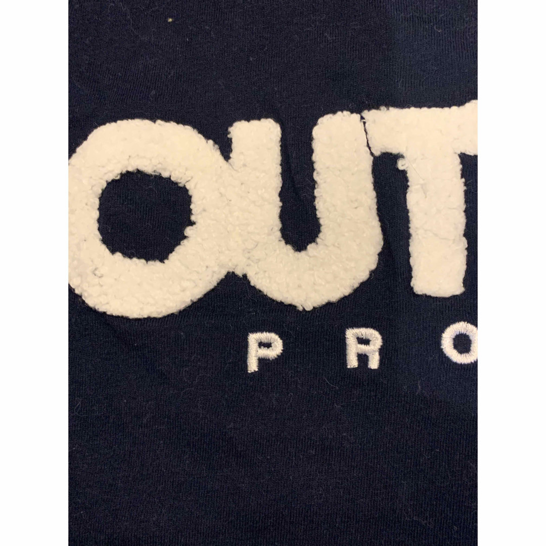 OUTDOOR PRODUCTS(アウトドアプロダクツ)のOUTDOOR  Tシャツ　ネイビー半袖　美品　LLサイズ レディースのトップス(Tシャツ(半袖/袖なし))の商品写真