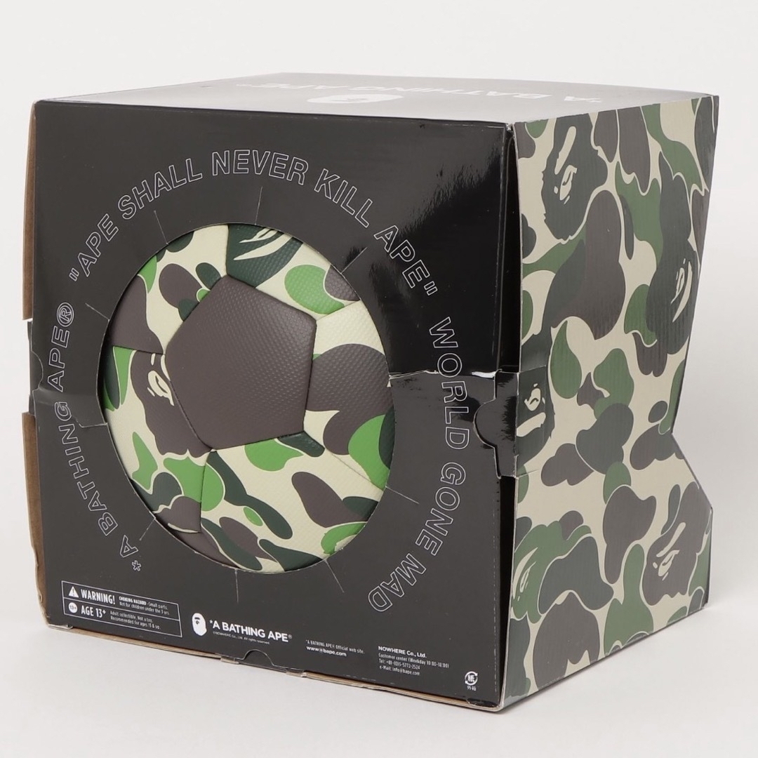 A BATHING APE(アベイシングエイプ)のA BATHING APE ABC CAMO SOCCER BALL Mサッカー スポーツ/アウトドアのサッカー/フットサル(ボール)の商品写真