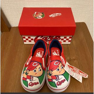 カープ vans スリッポン キッズ 16cm 新品未使用  (スリッポン)