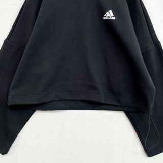 adidas スリーストライプスバックプリントスウェット M ホワイト